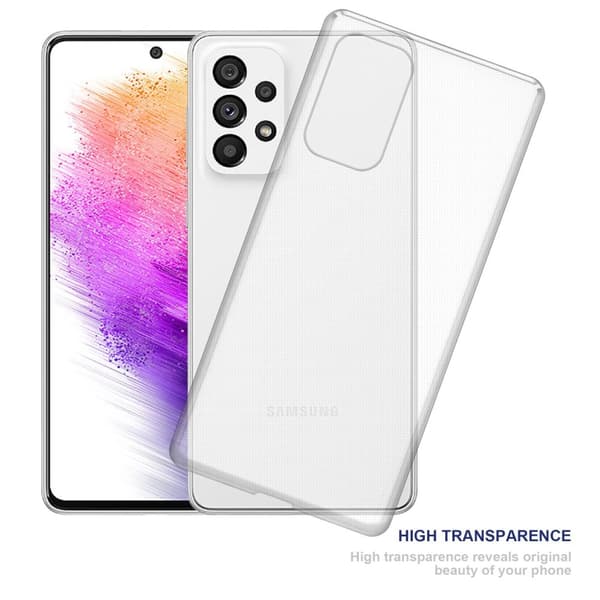 Samsung Galaxy A73 5G Suojakuori Suojakotelo valmistettu joustavasta TPU-silikonista