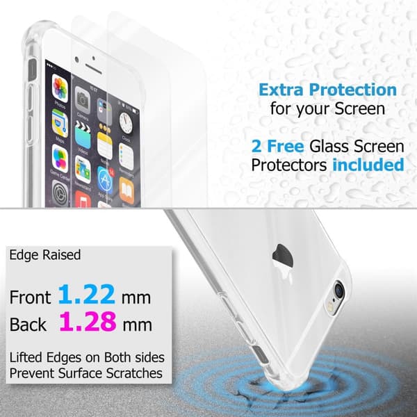 iPhone 6 / 6S Etui Case Cover (Gennemsigtig)
