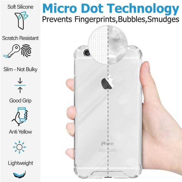 iPhone 6 / 6S Etui Case Cover (Gennemsigtig)