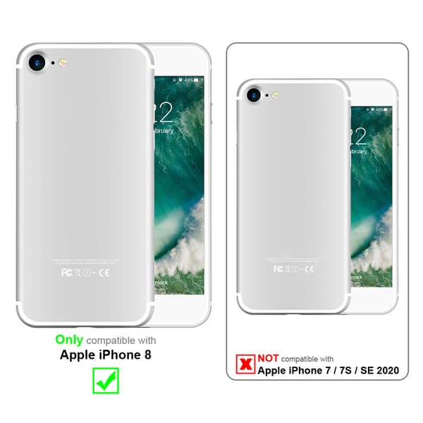 iPhone 8 Suojakuori Suojakotelo Vankka 360° ympärivuotinen suojaus näytönsuojalla Iskunkestävä ulkokäyttöön tarkoitettu raskas