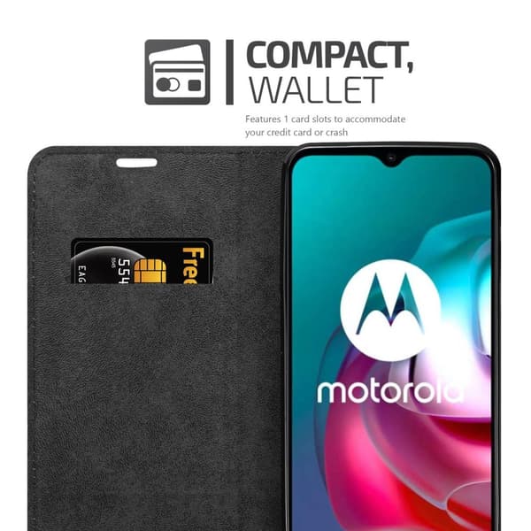 Motorola MOTO G10 / G30 Suojakotelo Suojakuori Lompakkokotelo Matkapuhelinkotelo jossa magneettisuljenta, jalusta-toiminto ja korttitasku