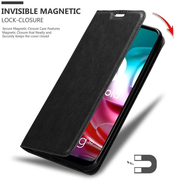 Motorola MOTO G10 / G30 Suojakotelo Suojakuori Lompakkokotelo Matkapuhelinkotelo jossa magneettisuljenta, jalusta-toiminto ja korttitasku