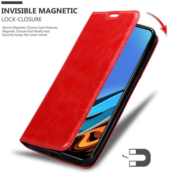 Xiaomi RedMi 9T / POCO M3 Suojakotelo Suojakuori Lompakkokotelo Matkapuhelinkotelo jossa magneettisuljenta, jalusta-toiminto ja korttitasku