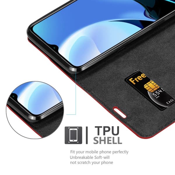 Xiaomi RedMi 9T / POCO M3 Fodral Skal Plånboksfodral Case med magnetisk stängning, ståfunktion och kortficka