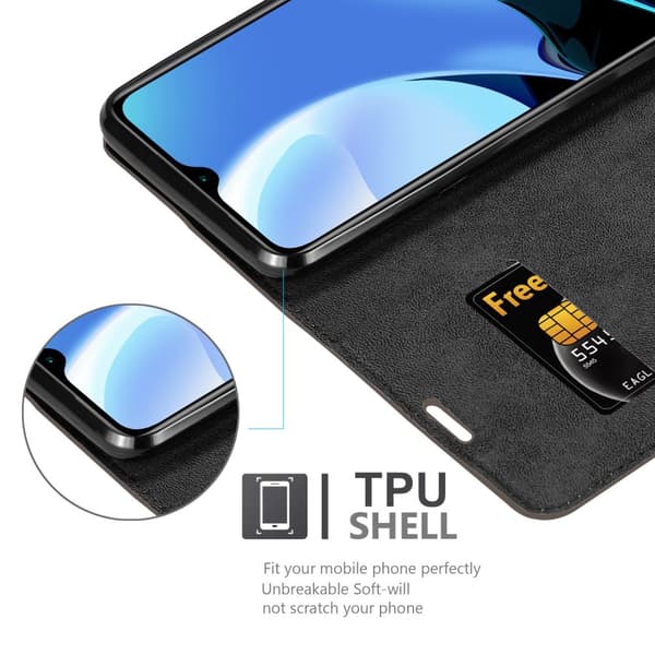 Xiaomi RedMi 9T / POCO M3 Fodral Skal Plånboksfodral Case med magnetisk stängning, ståfunktion och kortficka
