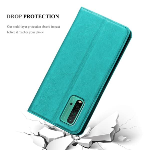 Xiaomi RedMi 9T / POCO M3 Suojakotelo Suojakuori Lompakkokotelo Matkapuhelinkotelo jossa magneettisuljenta, jalusta-toiminto ja korttitasku
