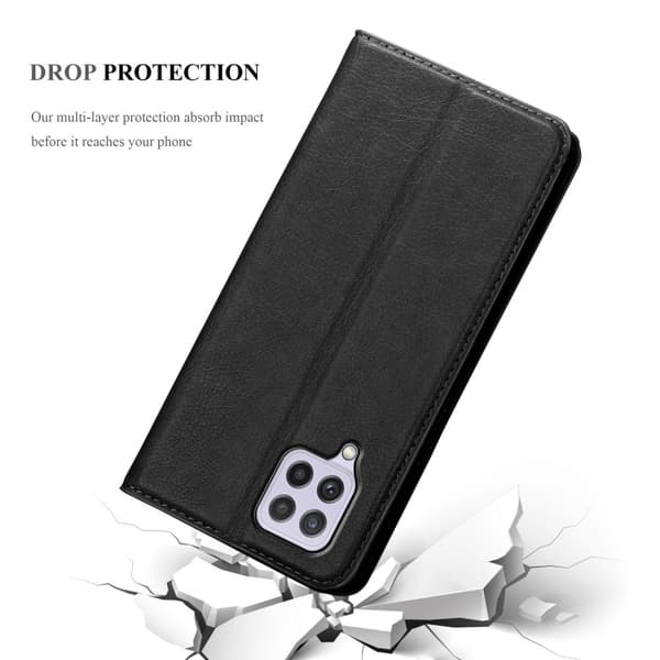 Samsung Galaxy A22 4G / M22 / M32 4G Fodral Skal Plånboksfodral Case med magnetisk stängning, ståfunktion och kortficka