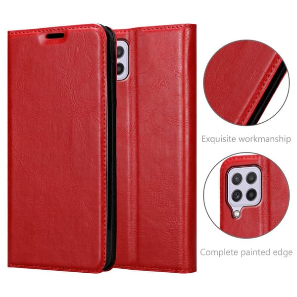 Samsung Galaxy A22 4G / M22 / M32 4G Fodral Skal Plånboksfodral Case med magnetisk stängning, ståfunktion och kortficka