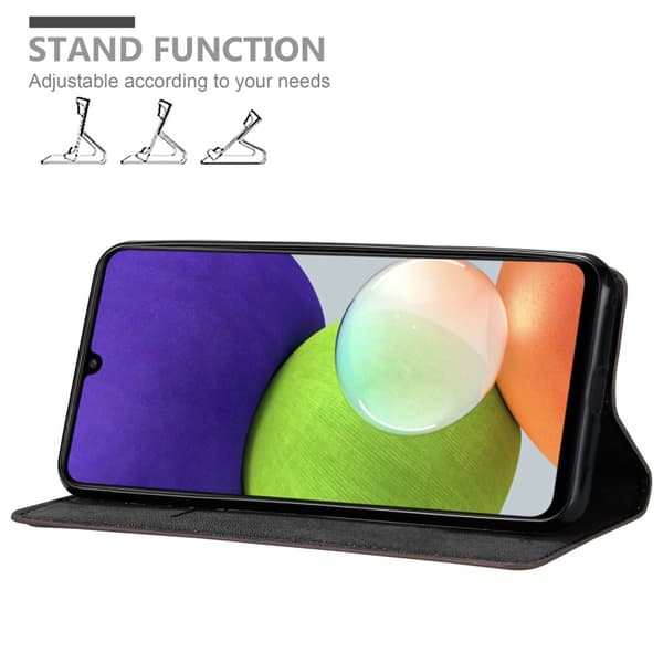 Samsung Galaxy A22 4G / M22 / M32 4G Fodral Skal Plånboksfodral Case med magnetisk stängning, ståfunktion och kortficka