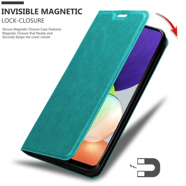 Samsung Galaxy A22 4G / M22 / M32 4G Fodral Skal Plånboksfodral Case med magnetisk stängning, ståfunktion och kortficka