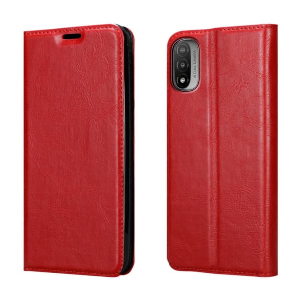 Motorola MOTO E20 / E30 / E40 Suojakotelo Suojakuori Lompakkokotelo Matkapuhelinkotelo jossa magneettisuljenta, jalusta-toiminto ja korttitasku
