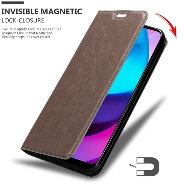 Motorola MOTO E20 / E30 / E40 Suojakotelo Suojakuori Lompakkokotelo Matkapuhelinkotelo jossa magneettisuljenta, jalusta-toiminto ja korttitasku