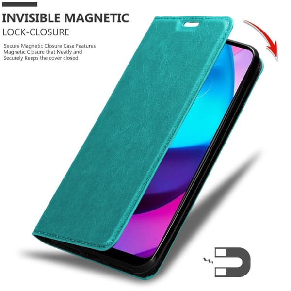 Motorola MOTO E20 / E30 / E40 Suojakotelo Suojakuori Lompakkokotelo Matkapuhelinkotelo jossa magneettisuljenta, jalusta-toiminto ja korttitasku