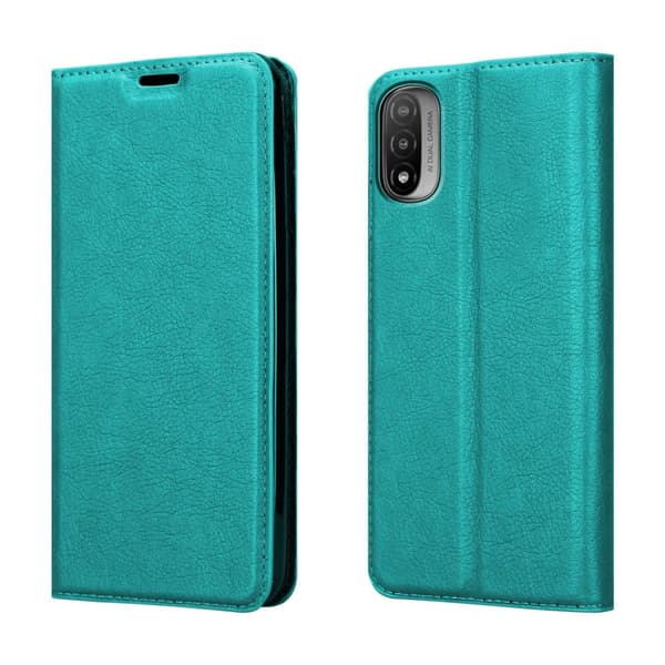 Motorola MOTO E20 / E30 / E40 Suojakotelo Suojakuori Lompakkokotelo Matkapuhelinkotelo jossa magneettisuljenta, jalusta-toiminto ja korttitasku