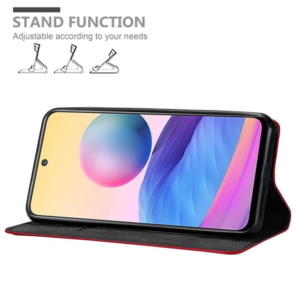 Xiaomi RedMi NOTE 10 5G / POCO M3 PRO 5G Suojakotelo Suojakuori Lompakkokotelo Matkapuhelinkotelo jossa magneettisuljenta, jalusta-toiminto ja