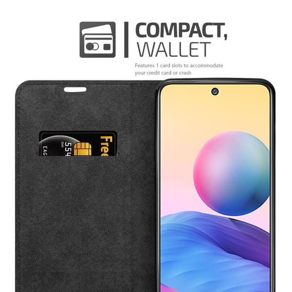 Xiaomi RedMi NOTE 10 5G / POCO M3 PRO 5G Suojakotelo Suojakuori Lompakkokotelo Matkapuhelinkotelo jossa magneettisuljenta, jalusta-toiminto ja