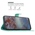 Miniatyrbillede 4 af 8: Nokia G10 / G20 Pungetui Cover Blomster ()