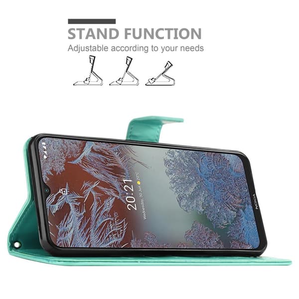 Nokia G10 / G20 Pungetui Cover Blomster ()