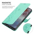 Miniatyrbillede 5 af 8: Nokia G10 / G20 Pungetui Cover Blomster ()