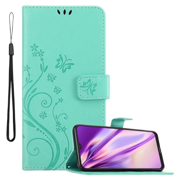 Nokia G10 / G20 Pungetui Cover Blomster ()