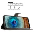 Miniatyrbillede 4 af 8: Nokia X10 / X20 Pungetui Cover Blomster ()