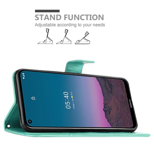 Nokia 5.4 Pungetui Cover Blomster ()