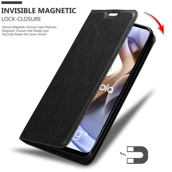 Lommebokdeksel til Motorola MOTO G31 / G41 Deksel med magnetisk lukking, stativfunksjon og kortlomme