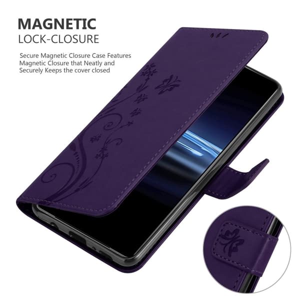 Sony Xperia PRO-I Pungetui Cover Blomster ()