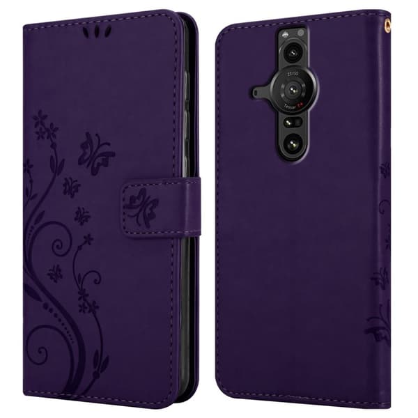 Sony Xperia PRO-I Pungetui Cover Blomster ()