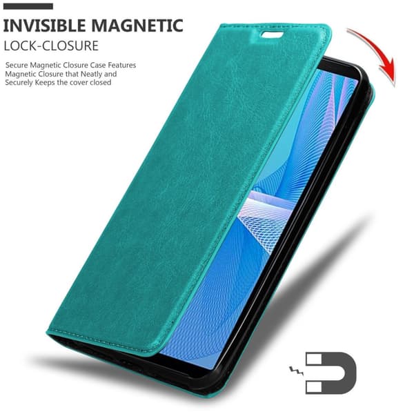 Sony Xperia 10 III Suojakotelo Suojakuori Lompakkokotelo Matkapuhelinkotelo jossa magneettisuljenta, jalusta-toiminto ja korttitasku