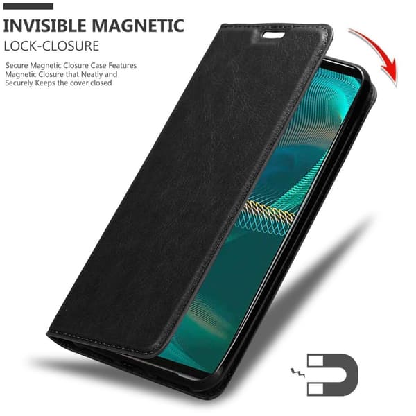 Lommebokdeksel til Sony Xperia 5 III Deksel med magnetisk lukking, stativfunksjon og kortlomme