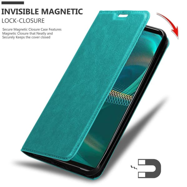 Lommebokdeksel til Sony Xperia 5 III Deksel med magnetisk lukking, stativfunksjon og kortlomme