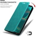 Miniatyrbilde 7 av 8: Lommebokdeksel til Sony Xperia 5 III Deksel med magnetisk lukking, stativfunksjon og kortlomme