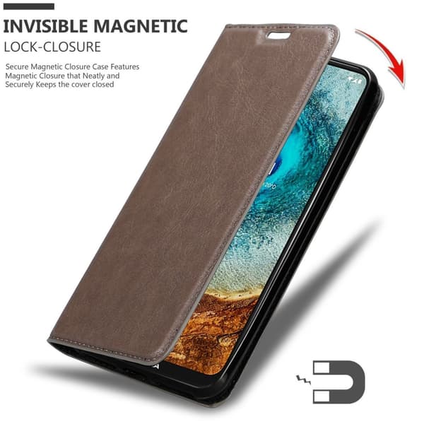 Nokia X10 / X20 Suojakotelo Suojakuori Lompakkokotelo Matkapuhelinkotelo jossa magneettisuljenta, jalusta-toiminto ja korttitasku