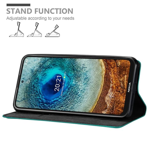 Nokia X10 / X20 Suojakotelo Suojakuori Lompakkokotelo Matkapuhelinkotelo jossa magneettisuljenta, jalusta-toiminto ja korttitasku