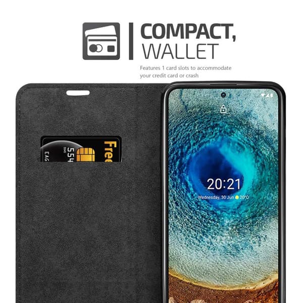 Nokia X10 / X20 Suojakotelo Suojakuori Lompakkokotelo Matkapuhelinkotelo jossa magneettisuljenta, jalusta-toiminto ja korttitasku