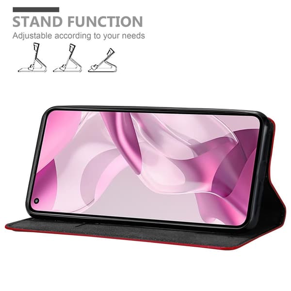 Xiaomi Mi 11 LITE (4G / 5G) / 11 LITE NE Fodral Skal Plånboksfodral Case med magnetisk stängning, ståfunktion och kortficka