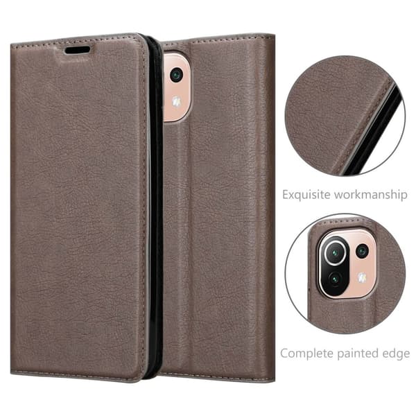 Xiaomi Mi 11 LITE (4G / 5G) / 11 LITE NE Fodral Skal Plånboksfodral Case med magnetisk stängning, ståfunktion och kortficka