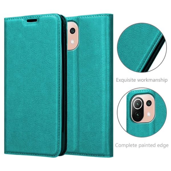 Xiaomi Mi 11 LITE (4G / 5G) / 11 LITE NE Fodral Skal Plånboksfodral Case med magnetisk stängning, ståfunktion och kortficka