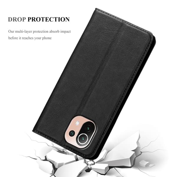 Xiaomi Mi 11 LITE (4G / 5G) / 11 LITE NE Fodral Skal Plånboksfodral Case med magnetisk stängning, ståfunktion och kortficka
