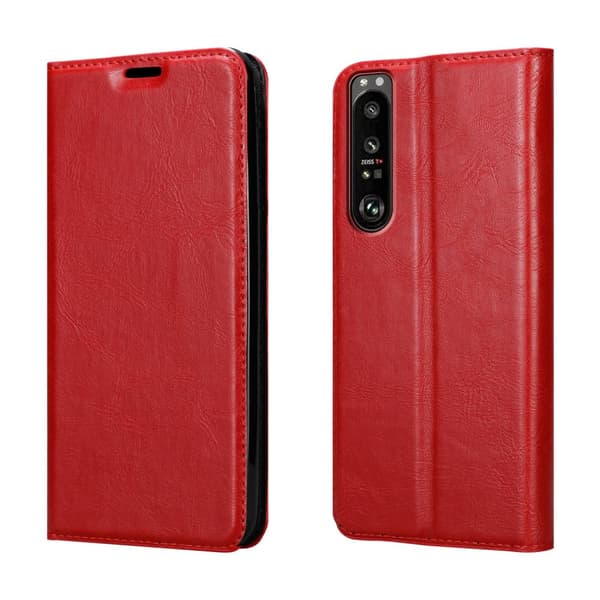 Sony Xperia 1 III Fodral Skal Plånboksfodral Case med magnetisk stängning, ståfunktion och kortficka