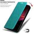 Miniatyrbilde 7 av 8: Lommebokdeksel til Sony Xperia 1 III Deksel med magnetisk lukking, stativfunksjon og kortlomme
