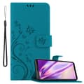 Miniatyrbild 1 av 8: Sony Xperia 10 III Skal Fodral i blomdesign Mobilskydd Case Cover med magnetisk stängning, ståfunktion och kortplatser