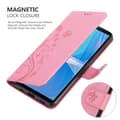 Miniatyrbilde 5 av 8: Deksel til Sony Xperia 10 III Lommebokdeksel i blomster design med magnetisk lukking, stativfunksjon og kortplasser