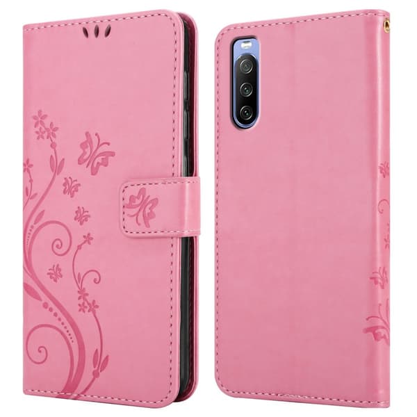 Sony Xperia 10 III Pungetui Cover Blomster ()
