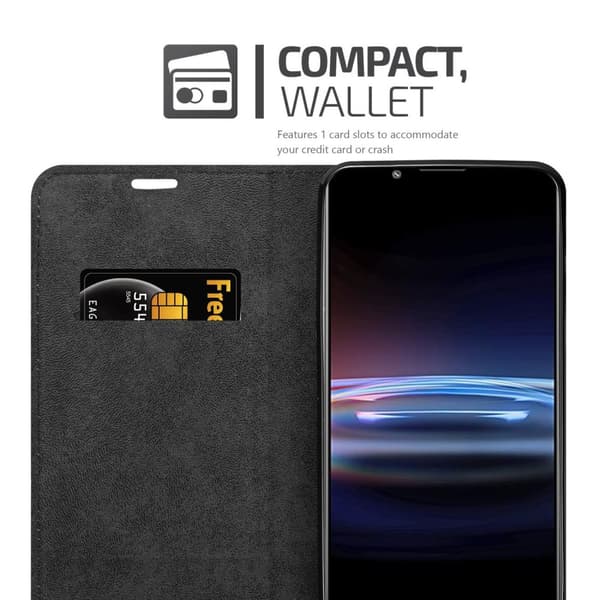 Sony Xperia PRO-I Suojakotelo Suojakuori Lompakkokotelo Matkapuhelinkotelo jossa magneettisuljenta, jalusta-toiminto ja korttitasku