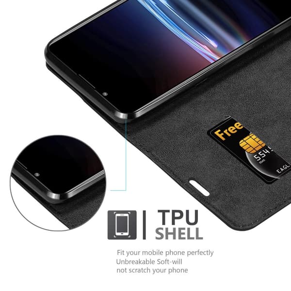 Sony Xperia PRO-I Suojakotelo Suojakuori Lompakkokotelo Matkapuhelinkotelo jossa magneettisuljenta, jalusta-toiminto ja korttitasku