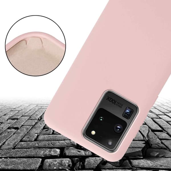 Deksel med Kedja for Samsung Galaxy S20 ULTRA Silikonbeskyttelsesetui med lengdejusterbar ledningsstropp