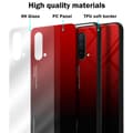 Pikkukuva 6 / 6: OnePlus Nord CE 5G Suojakuori Suojakotelo Kaksivärinen joka on valmistettu TPU-silikonista ja jonka takaosa on valmistettu karkaistusta lasista