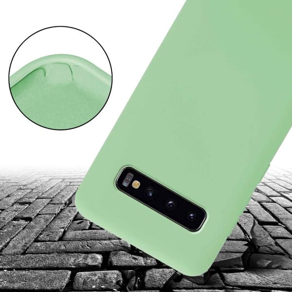 Mobiltelefonkedja för Samsung Galaxy S10 4G Fodral Skal Skyddsfodral Skyddande silikonhölje med längdjusterbart band